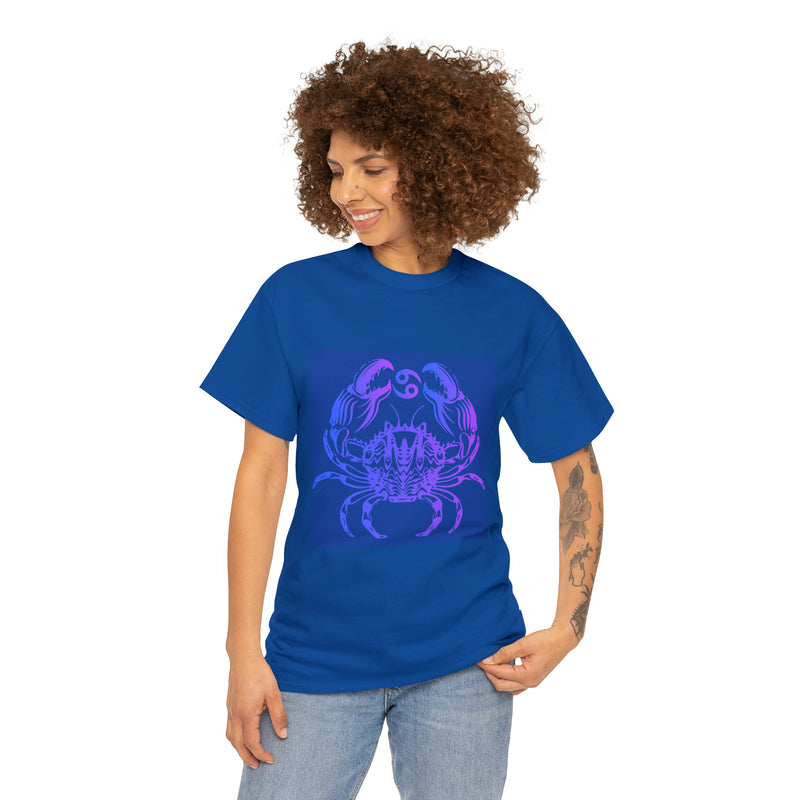 Cancer Zodiac Unisex Heavy Cotton Tee! 🌟