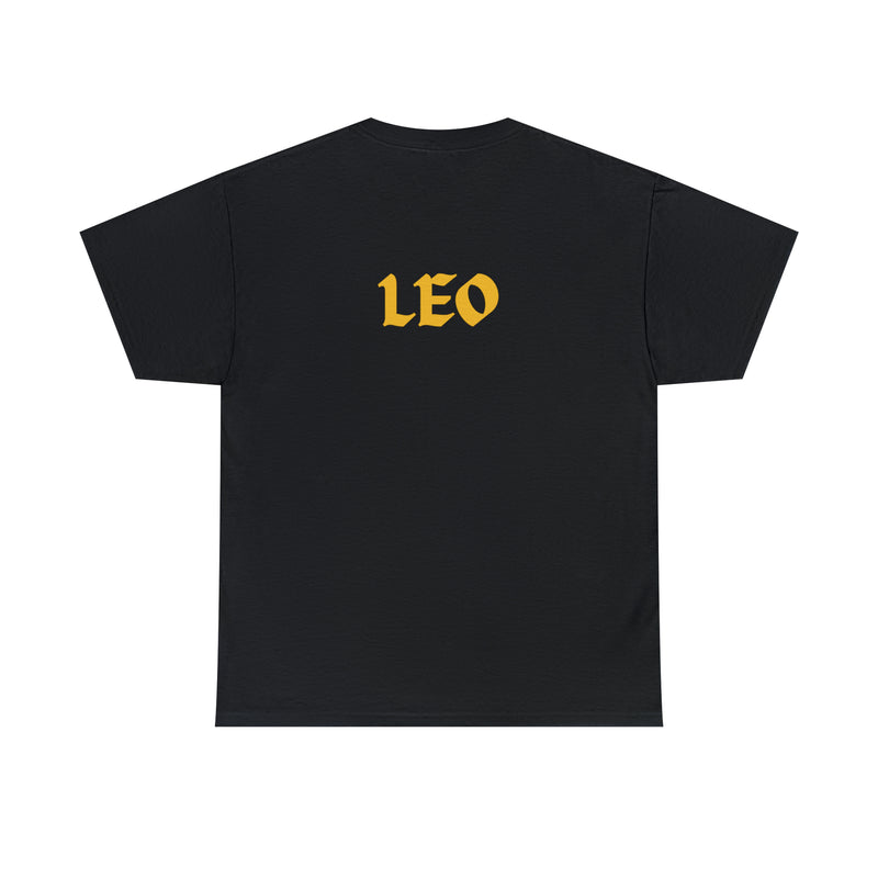 Leo Power with Strength-Infused Cotton T-shirt! 🦁💪