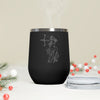 Sagittarius Swag Insulated Wine Tumbler black-Tier1love.com