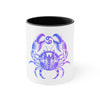 Cancer Sign Accent Coffee Mug: Infuse Your Morning Routine🌟🦀 11oz