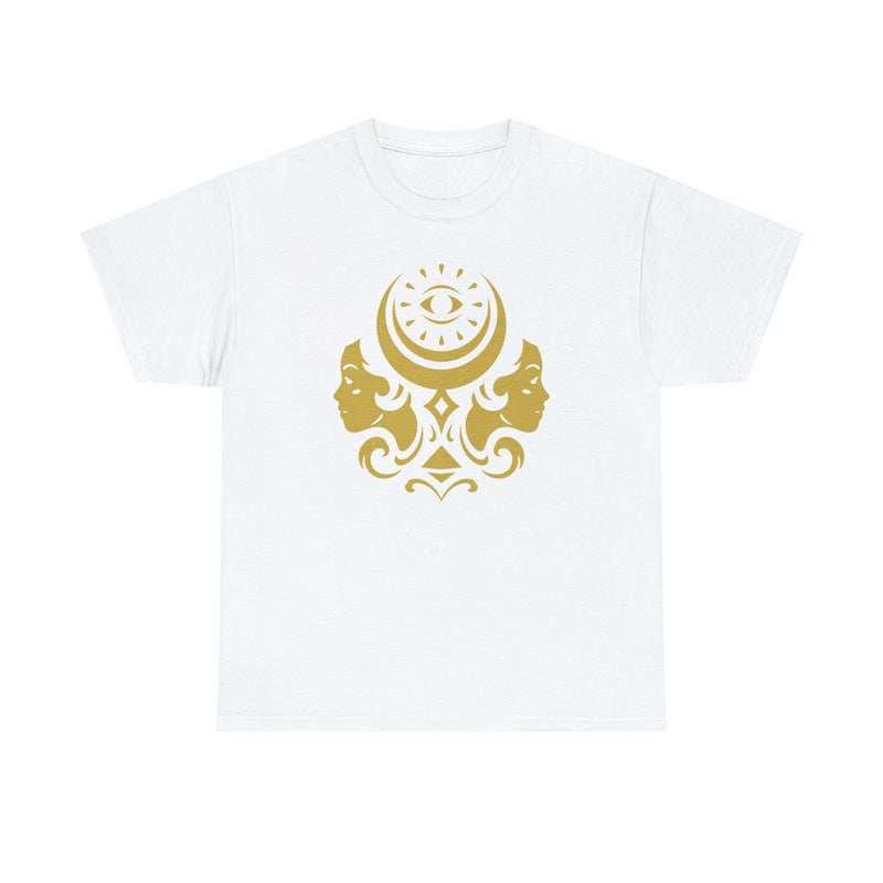 Discover the Mysteries of The Gemini Zodiac Unisex Heavy Cotton Tee ✨🌟