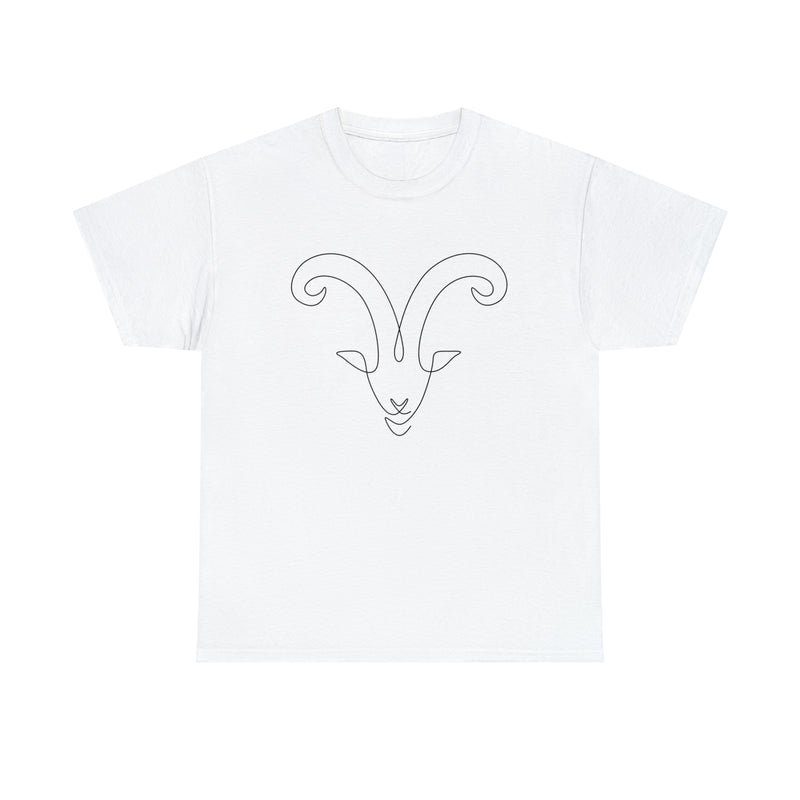 🌟  Embrace Your Cosmic Aries Vibes Zodiac Cosmic Unisex Cotton T-shirt! 🐏👕