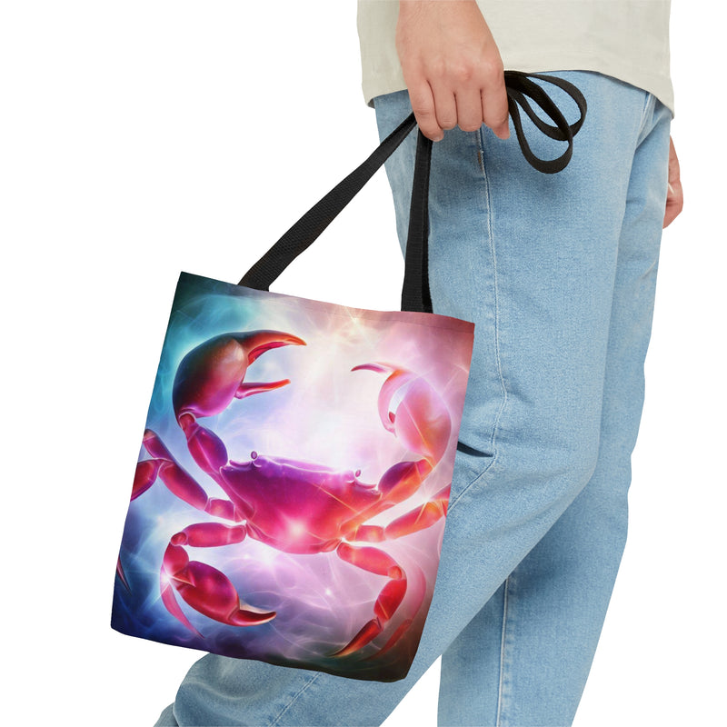 The Cancer Crab Design Tote Bag (AOP): Unleash Your Stylish Side! 🦀💼