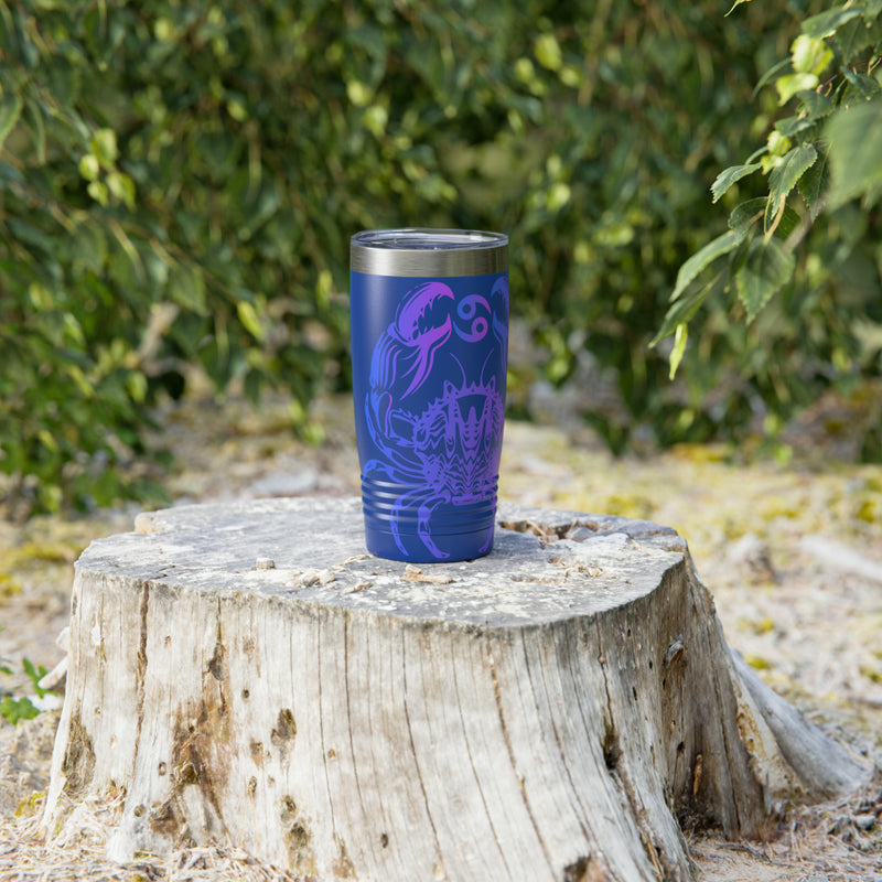 the Captivating Cancer Sign Ringneck Tumbler! ♋🌟