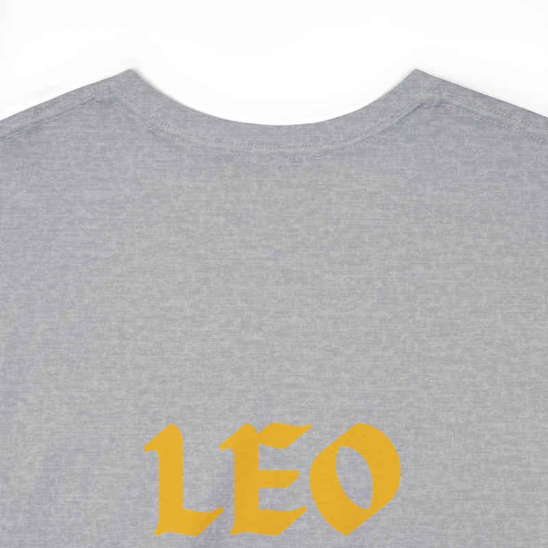 Leo Power with Strength-Infused Cotton T-shirt! 🦁💪