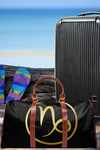 Capricorn Zodiac Waterproof Travel Bag black-Tier1love.com