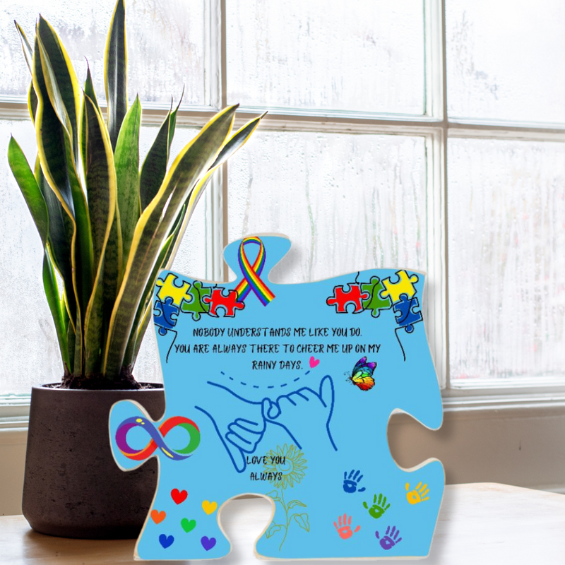 Autism Awareness Puzzle Piece Plaque-Tier1love.com