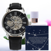 Capricorn Constellation Skeleton Openwork Watch black-Tier1love.com