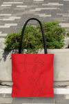 Sagittarius Zodiac Archer Tote Bag red-Tier1love.com