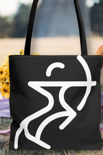 Sagittarius Zodiac Archer Tote Bag black-Tier1love.com