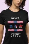 Never Forget Memorial T-shirt black-Tier1love.com