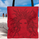 Leo Zodiac Tote Bag red-Tier1love.com