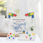 Autism Awareness Puzzle Piece Plaque-Gift for Mom-Tier1love.com