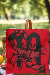 Scorpio Zodiac Sign Tote Bag red-Tier1love.com