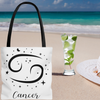 Cancer Zodiac Tote Bag white-Tier1love.com