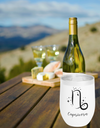 Cosmic Capricorn Chill Wine Tumbler white-Tier1love.com