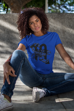 Scorpio's Sting Unisex Cotton T-shirt royal blue-Tier1love.com