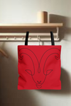 Aries Zodiac Tote Bag red-Tier1love.com