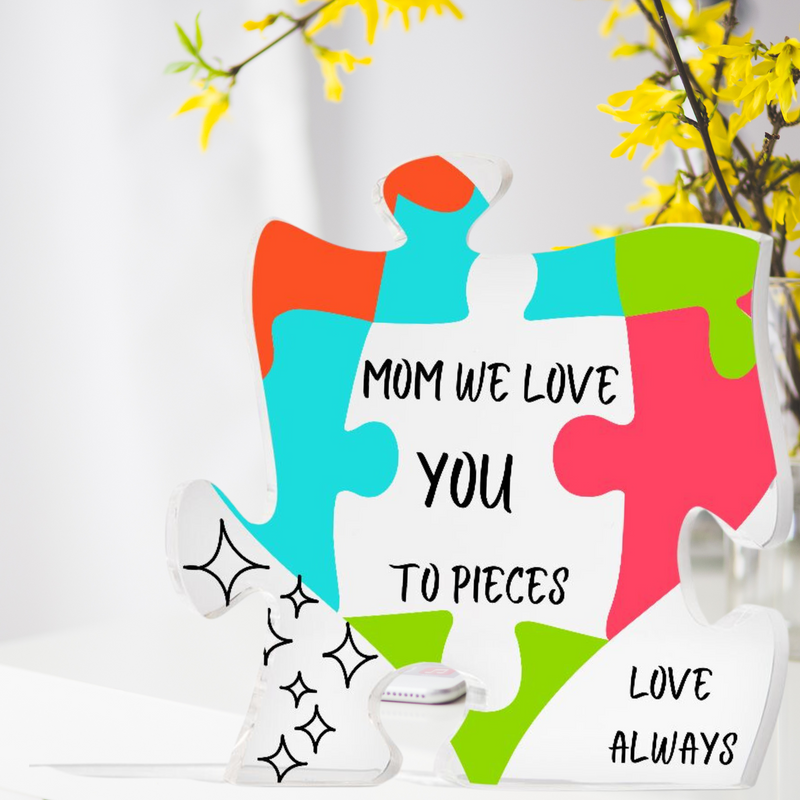 Star Mom Puzzle Piece Plaque-Tier1love.com