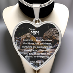 Heart Pendant Luxury Necklace-To Mom My Rock-Tier1love.com