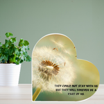 Heart Shaped Memorial Acrylic Plaque-Tier1love.com