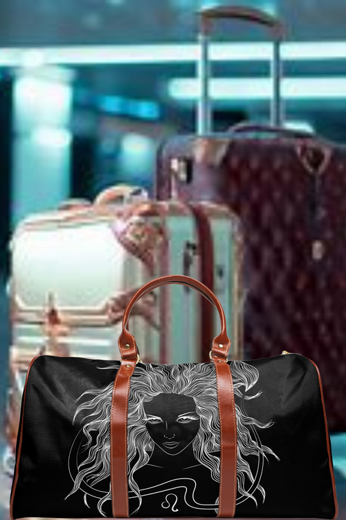 Leo Goddess Waterproof Travel Bag black-Tier1love.com
