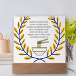 Ramen Noodle Nights Square Acrylic Plaque-Tier1love.com