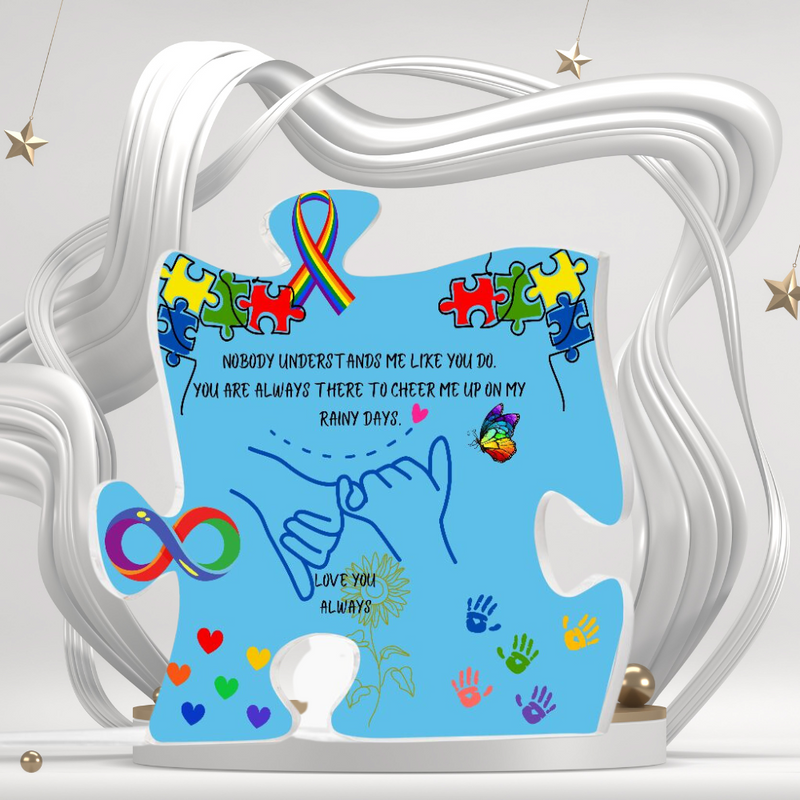 Autism Awareness Puzzle Piece Plaque-Tier1love.com