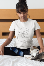 Virgo Vibes Unisex Cotton T-shirt white-Tier1love.com