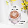 Heart Shaped Acrylic Plaque-Coffee Lover Design-Tier1love.com