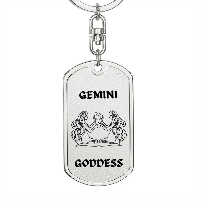 🔑 Embrace Your Inner Power with Gemini Goddess Keychains!