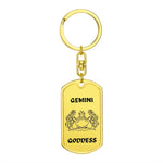 🔑 Embrace Your Inner Power with Gemini Goddess Keychains!