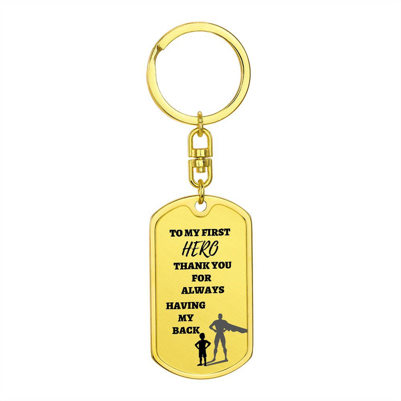 Unlock Your Inner Hero: My First Superhero Dog Tag Keychain