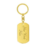 Unlock Your Twin Power: Gemini Twin Dog Tag Keychain