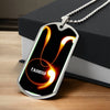 Taurus Zodiac Dog Tag Necklace Chain-Tier1love.com