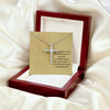 The Taurus Woman CZ Cross Necklace silver-Tier1love.com