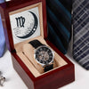 Virgo Zodiac Men's Skelton Openwork Watch-Tier1love.com