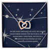 The Magic of Capricorn Constellation Interlocking Heart Necklace ❤️✨