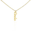 Level Up Your Style with Our Personalized Vertical Name Necklace!