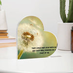 Heart Shaped Memorial Acrylic Plaque-Tier1love.com