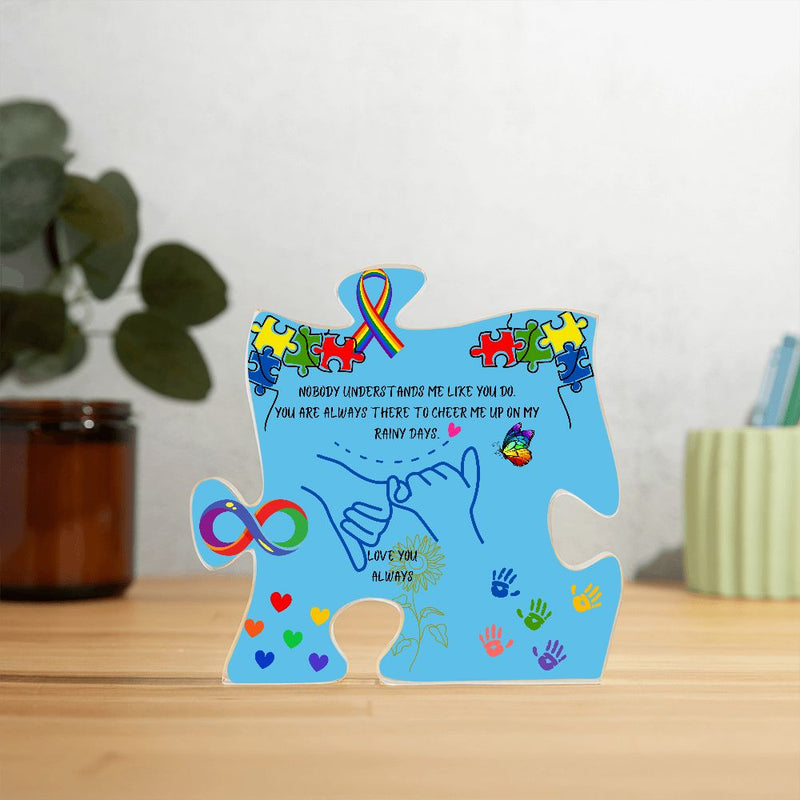 Autism Awareness Puzzle Piece Plaque-Tier1love.com