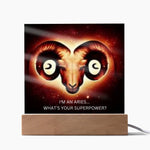 Aries Zodiac Plaque: Reveal the Fire!🔥