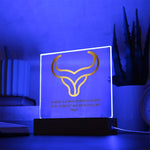 Taurus Strength Square Acrylic Plaque-Tier1love.com