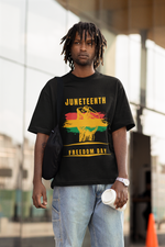 Juneteenth Unisex T-shirt black- Tier1love.com