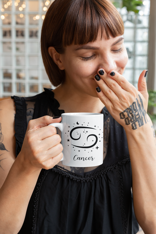Cancer Zodiac Ceramic Mug white-Tier1love.com