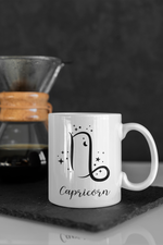 Cosmic Capricorn Ceramic Mug white-Tier1love.com