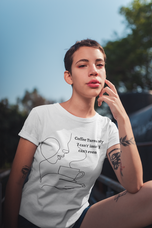 Coffee Lover Unisex Cotton Tee white-Tier1love.com