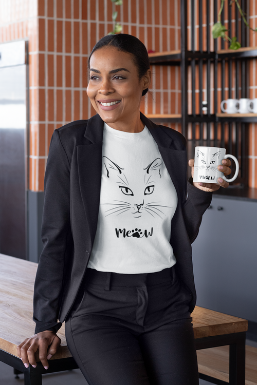 Cat's Meow Ceramic Mug white-Tier1love.com