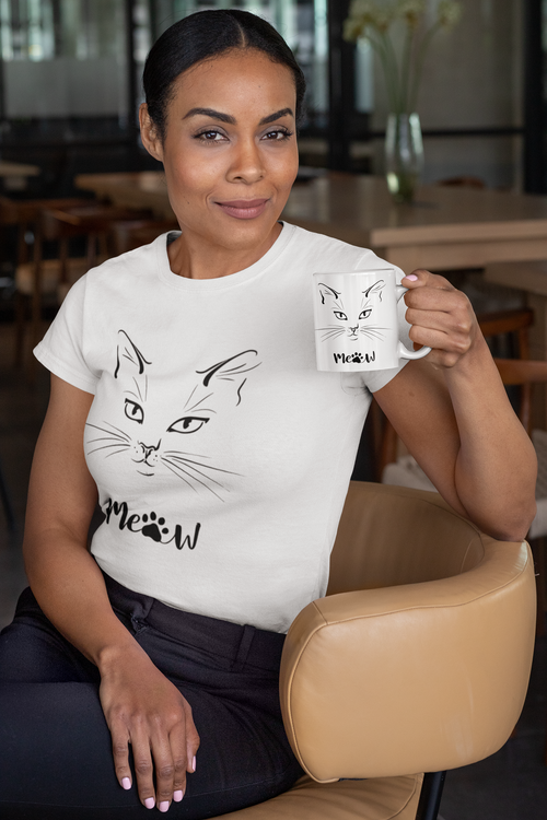 Cat's Meow Ceramic Mug white-Tier1love.com