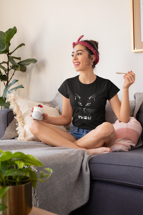 The Cat's Meow Unisex Heavy Cotton Tee: Unleash Your Purrfect Style!🐱😻